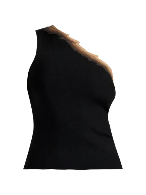 Grace Ling Flame one-shoulder top