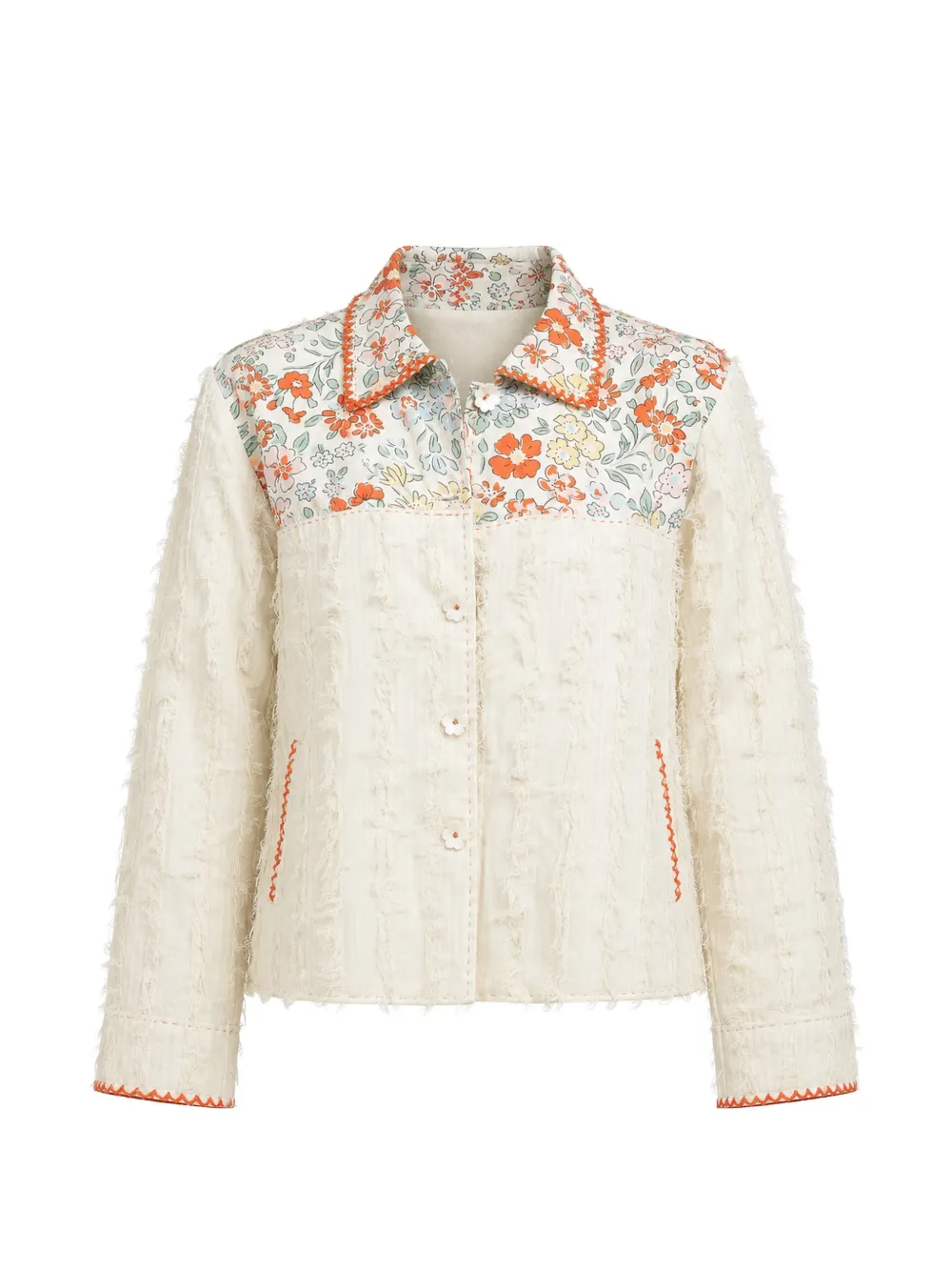 Dhaari embroidered reversible jacket