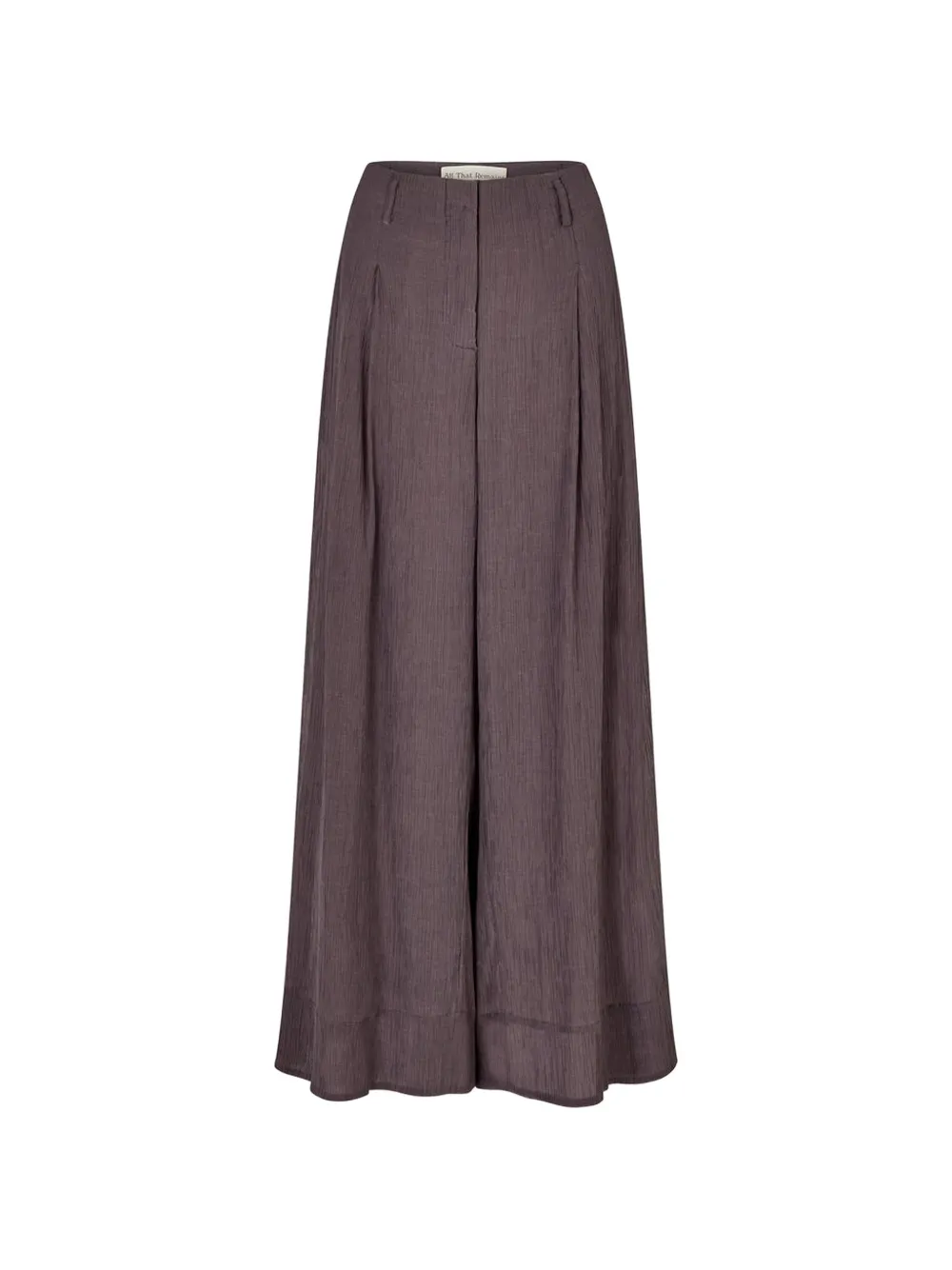 All That Remains Lennon Pleated Palazzo Pants In Purple