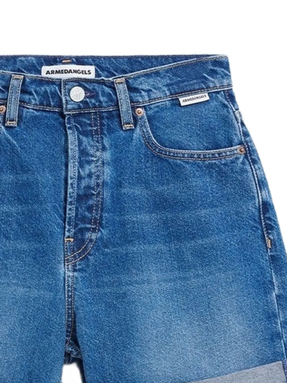 ARMEDANGELS Sheaari denim shorts Blauw