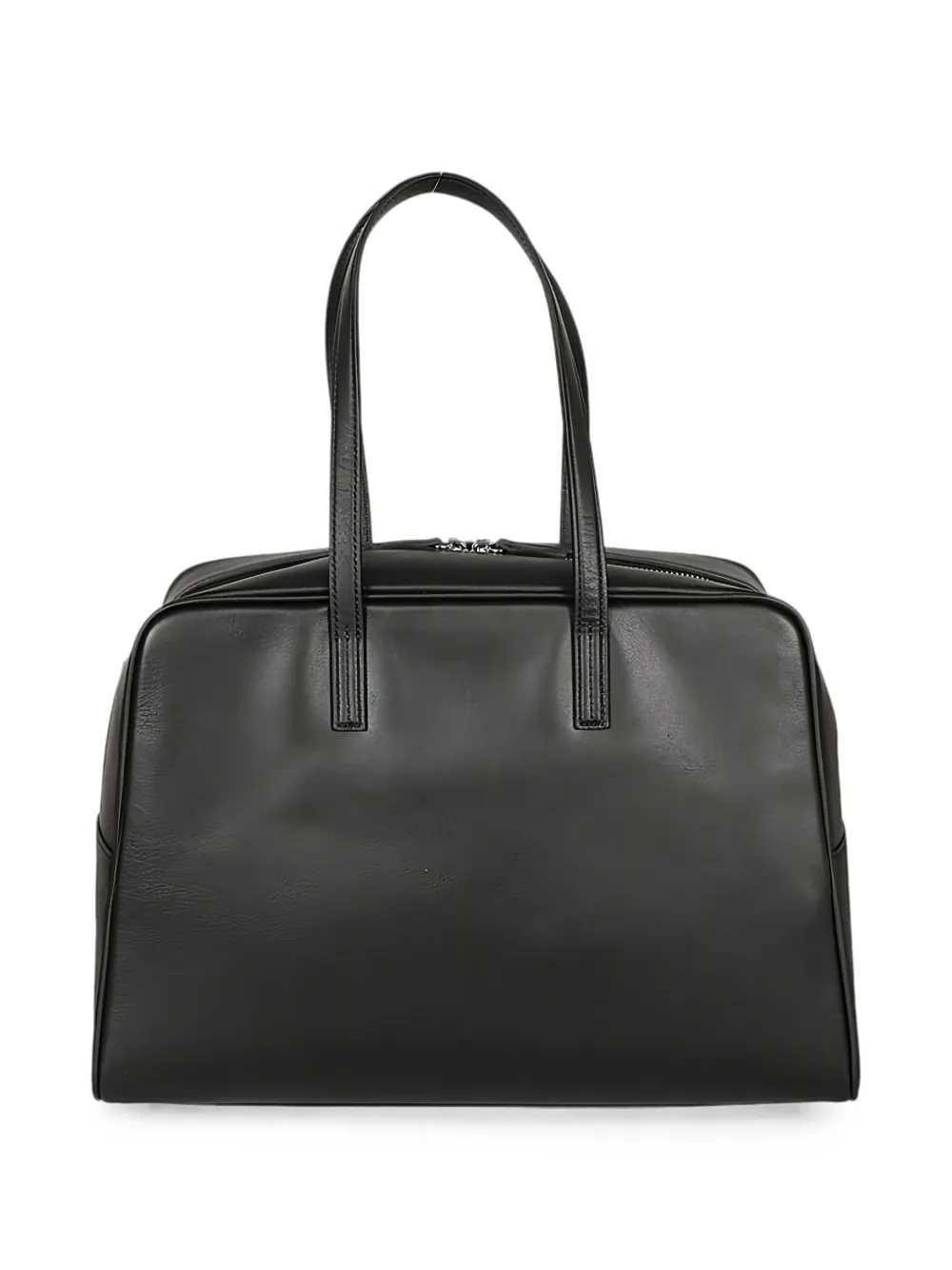 mizuiro ind leather tote bag - Nero