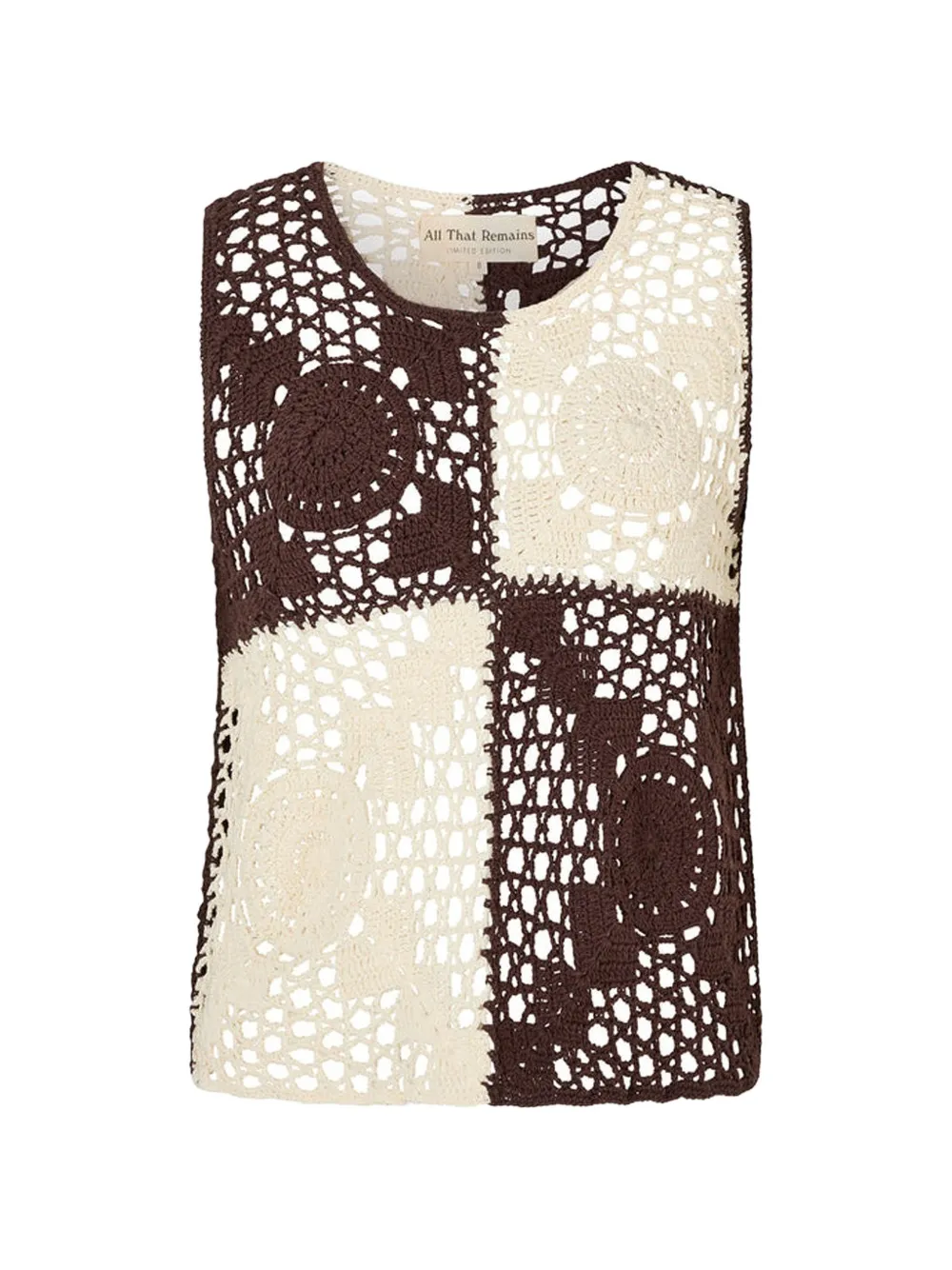 All That Remains Elisa crochet-knit top - Braun