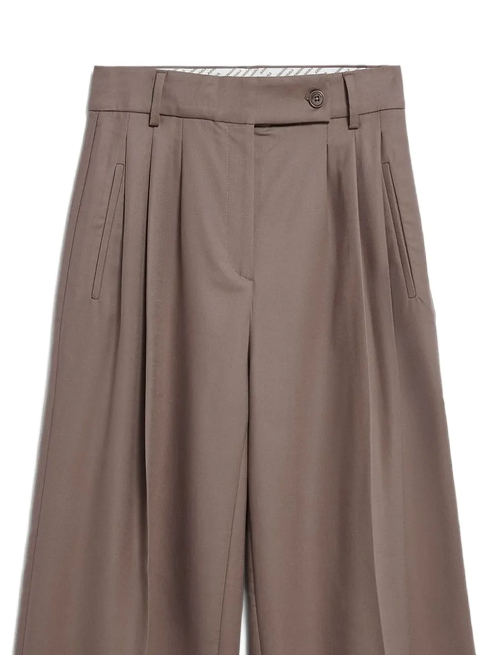 ARMEDANGELS Kayua geplooide broek Bruin