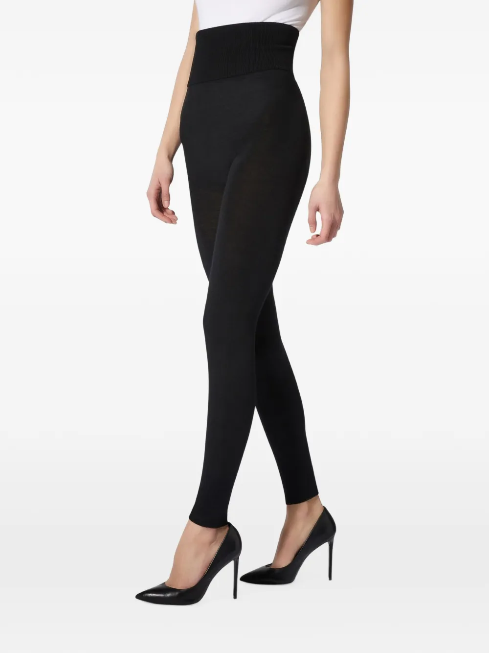 Wolford Naadloze gebreide legging Zwart