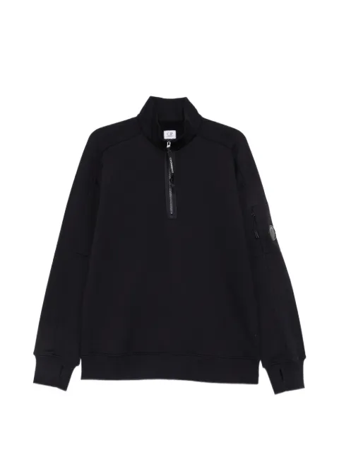 C.P. Company Lens-detail quarter-zip sweatshirt