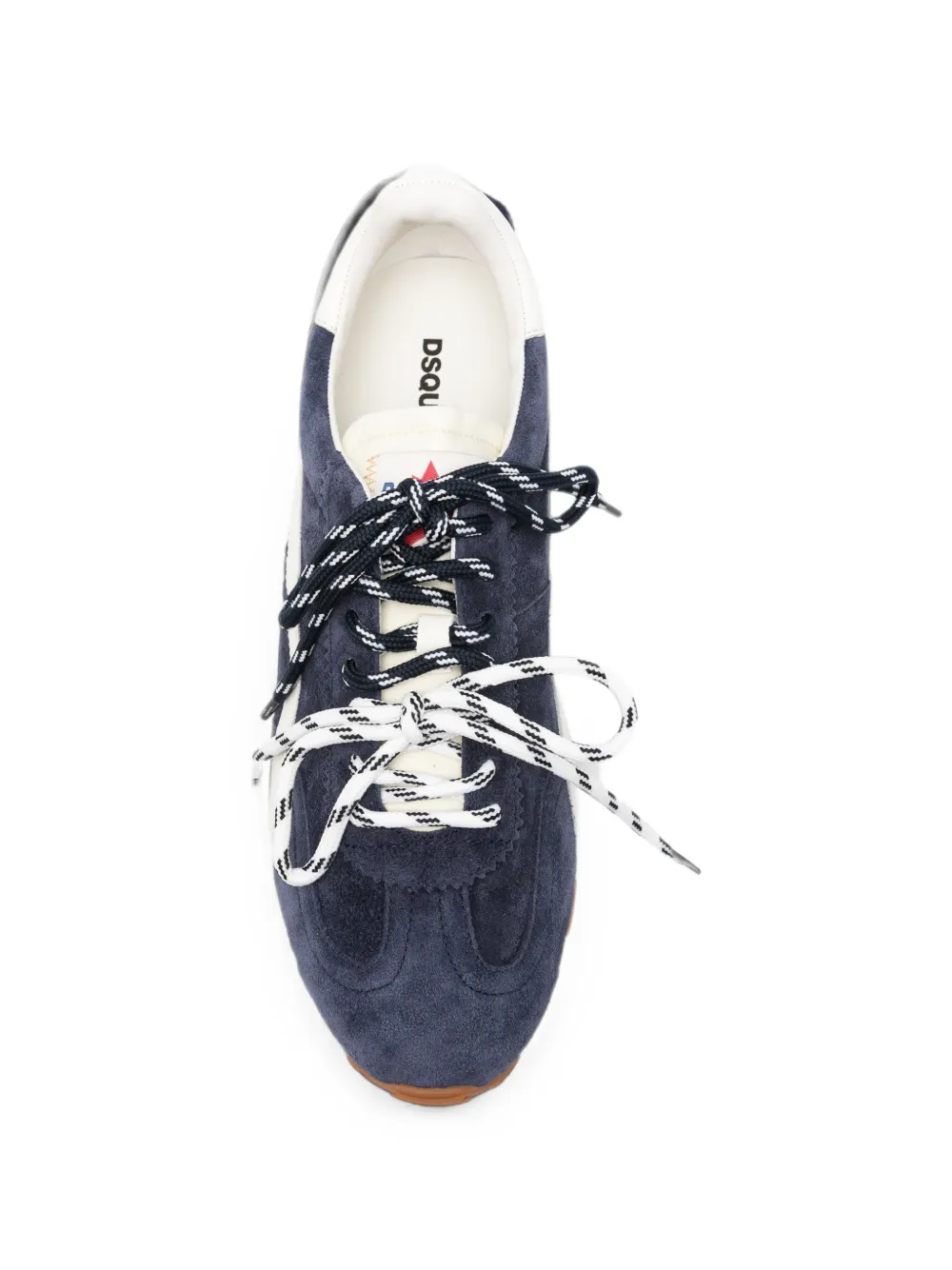 DSQUARED2 lace-up low-top sneakers Blauw