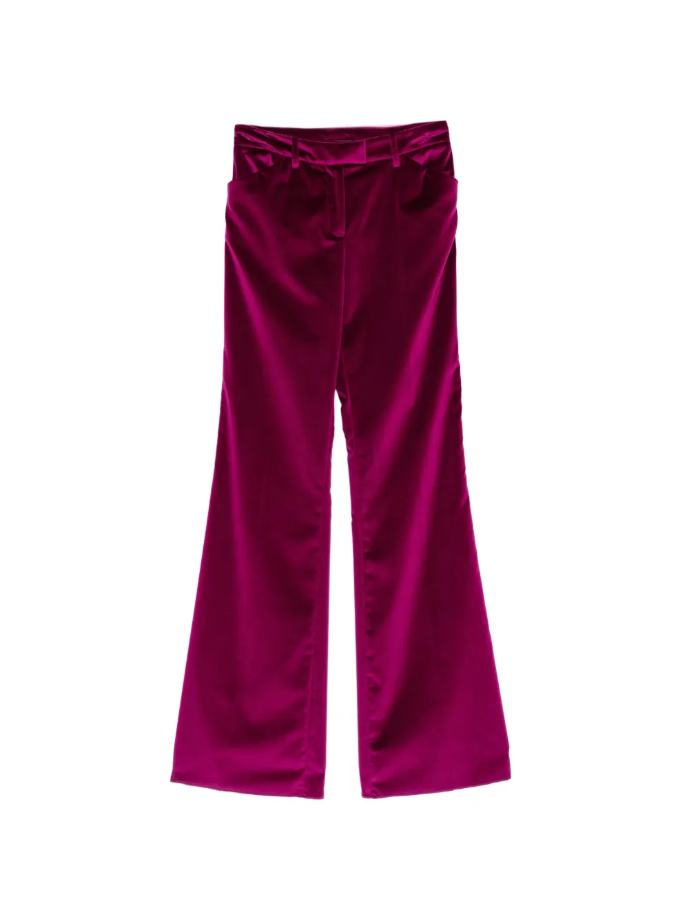 Barbara Bui velvet flared trousers