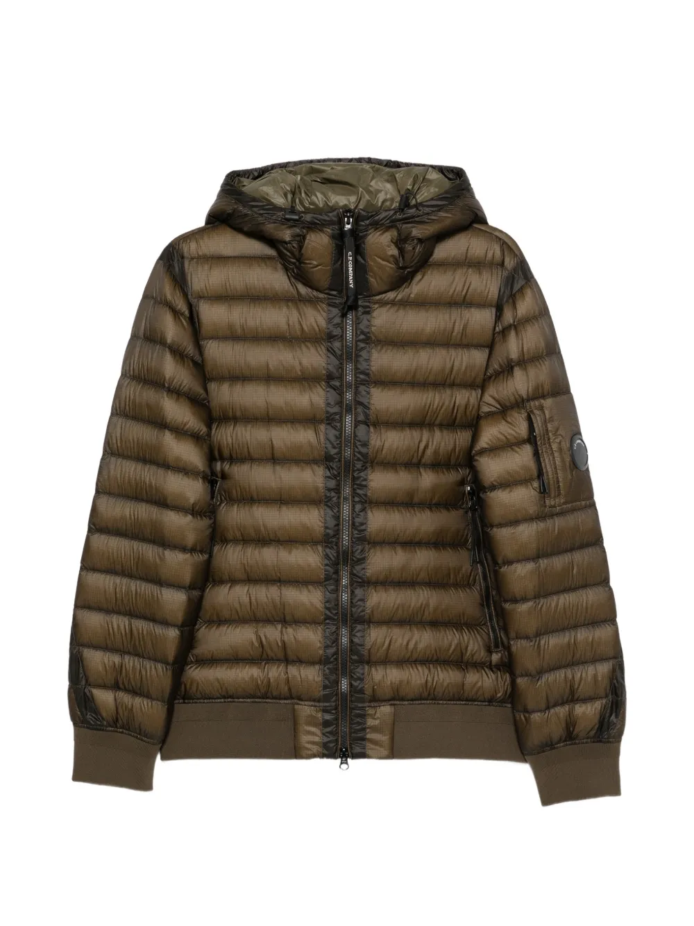 C.P. Company quilted hooded jacket - Green