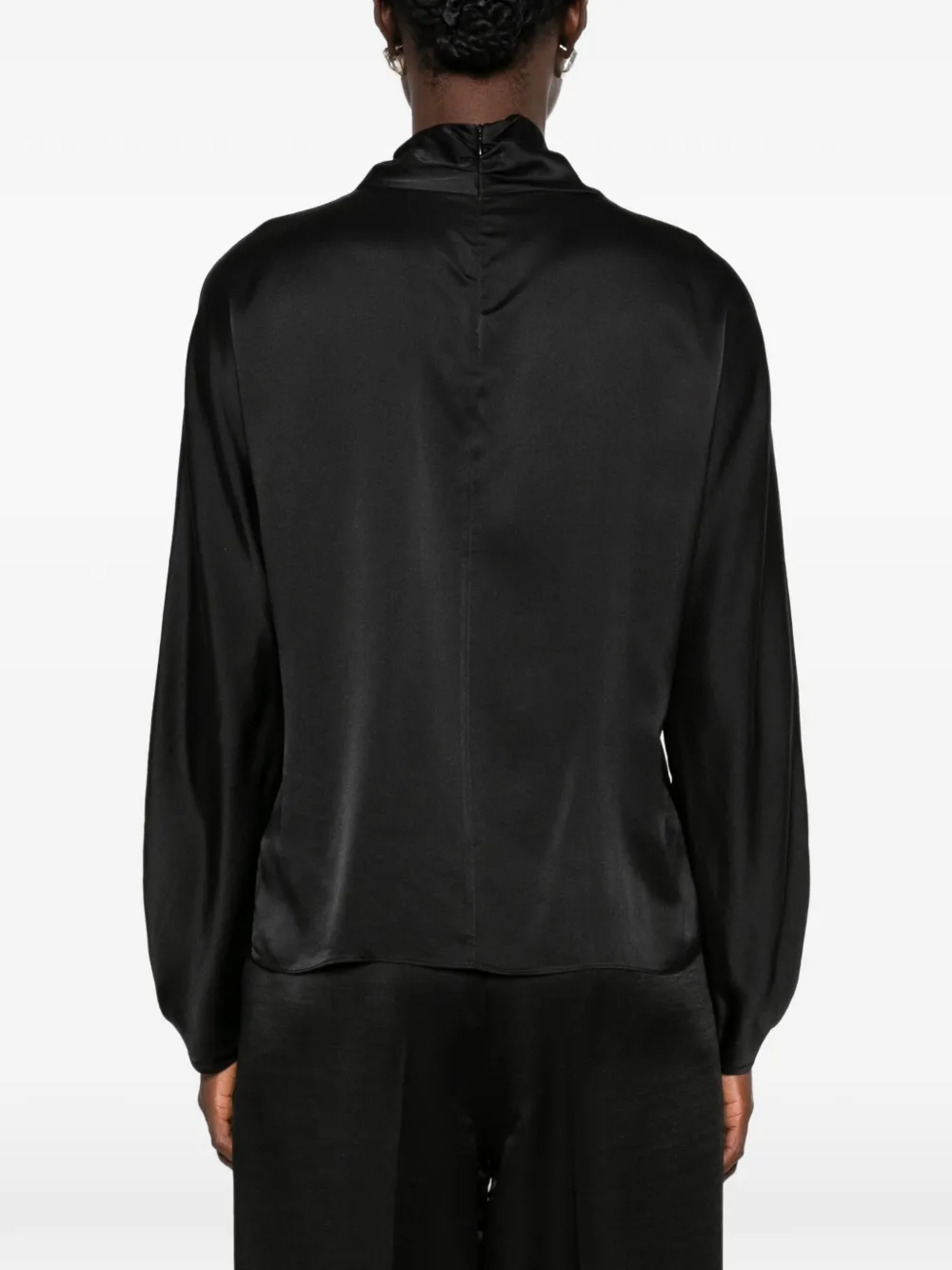 Forte My Shirt top met lange mouwen Zwart