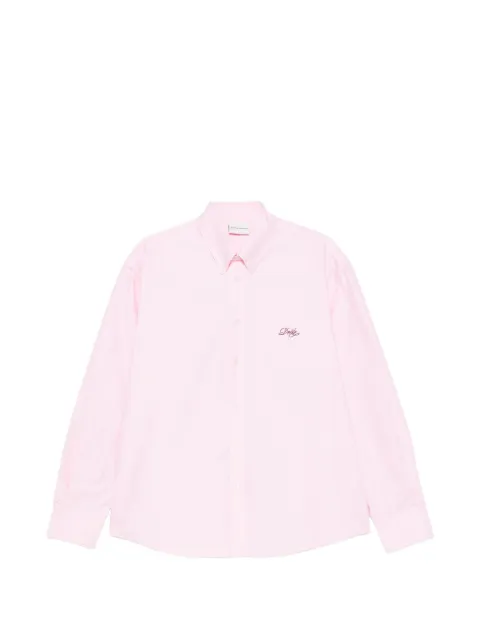 Drôle De Monsieur chemise ample à logo brodé