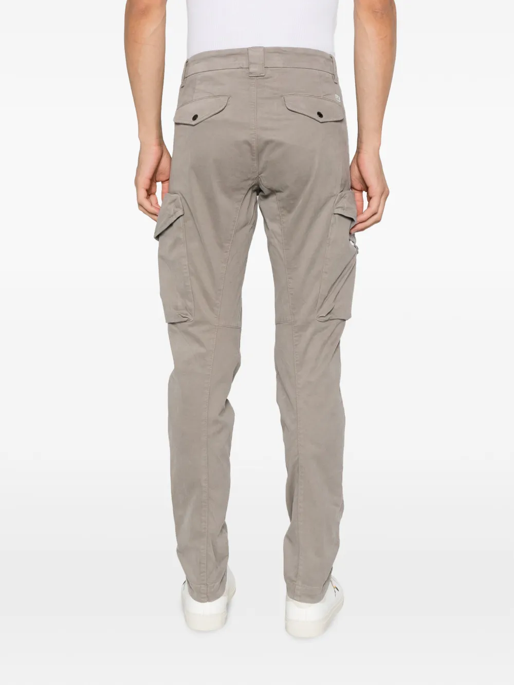 C.P. Company Cargo broek met lens-detail Grijs