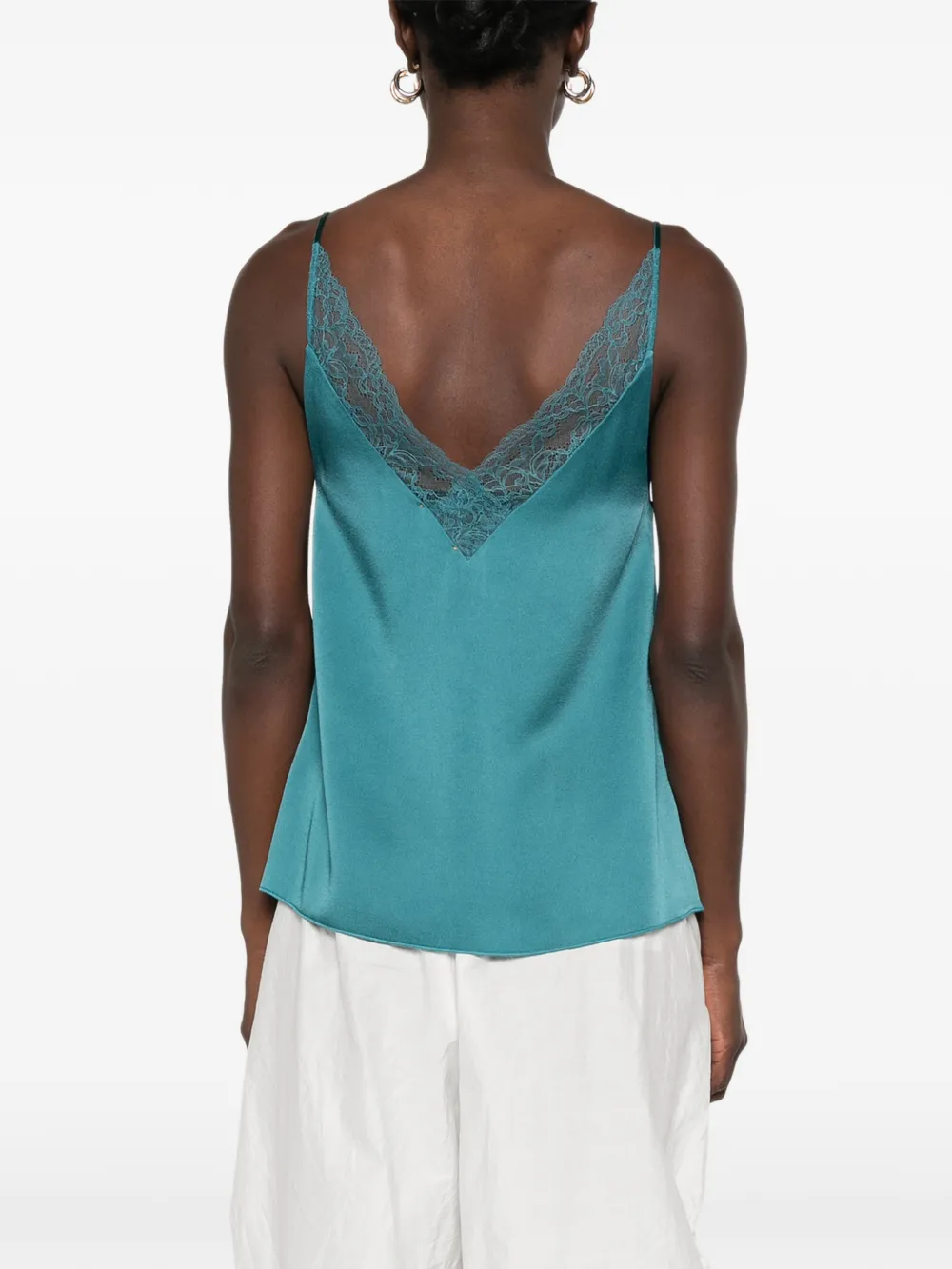 Forte Top met kant Blauw