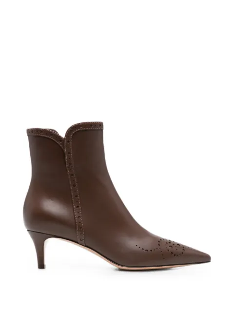 Gianvito Rossi botines con puntera en punta