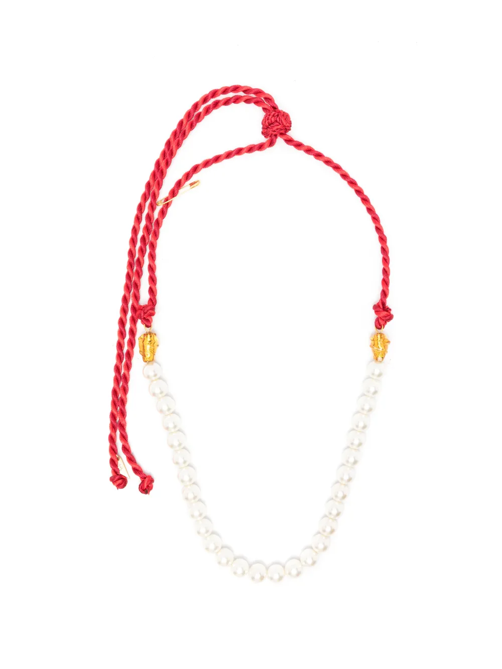 Forte Forte Collana con perline - Rosso