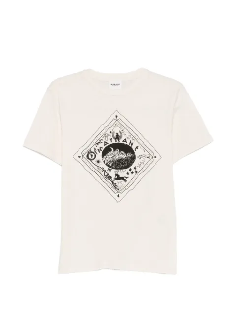 MARANT ÉTOILE playera con estampado gráfico