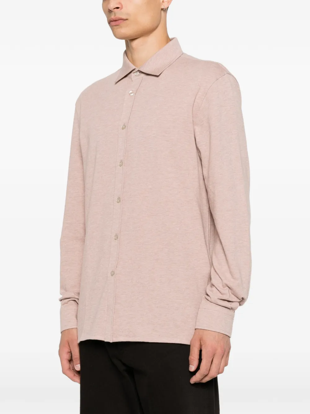 ETRO Overhemd met knoopsluiting en lange mouwen Roze