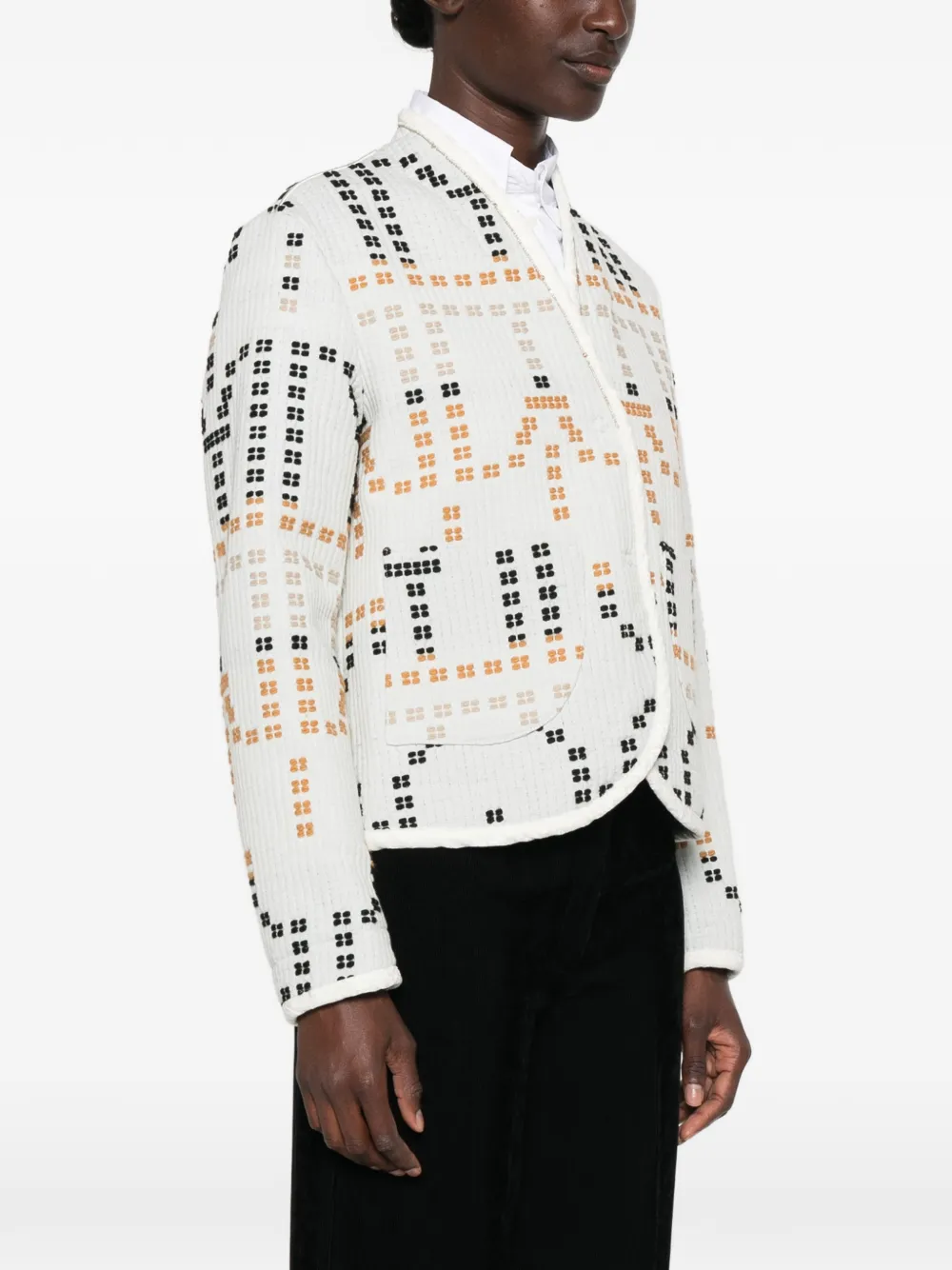 Forte Samarcanda jacquard jacket Beige