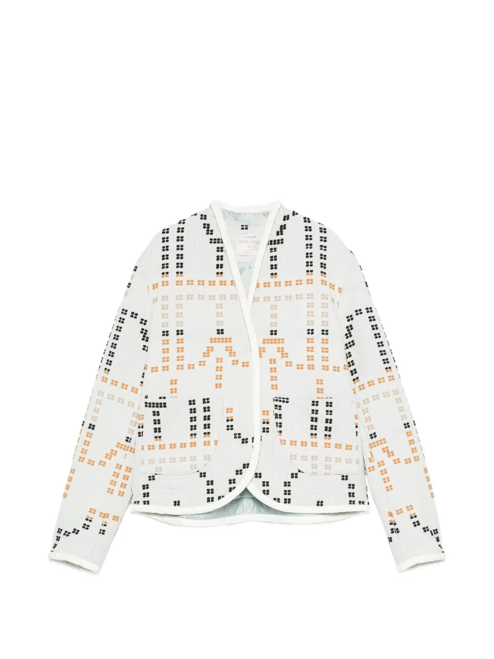 Forte Samarcanda jacquard jacket Beige