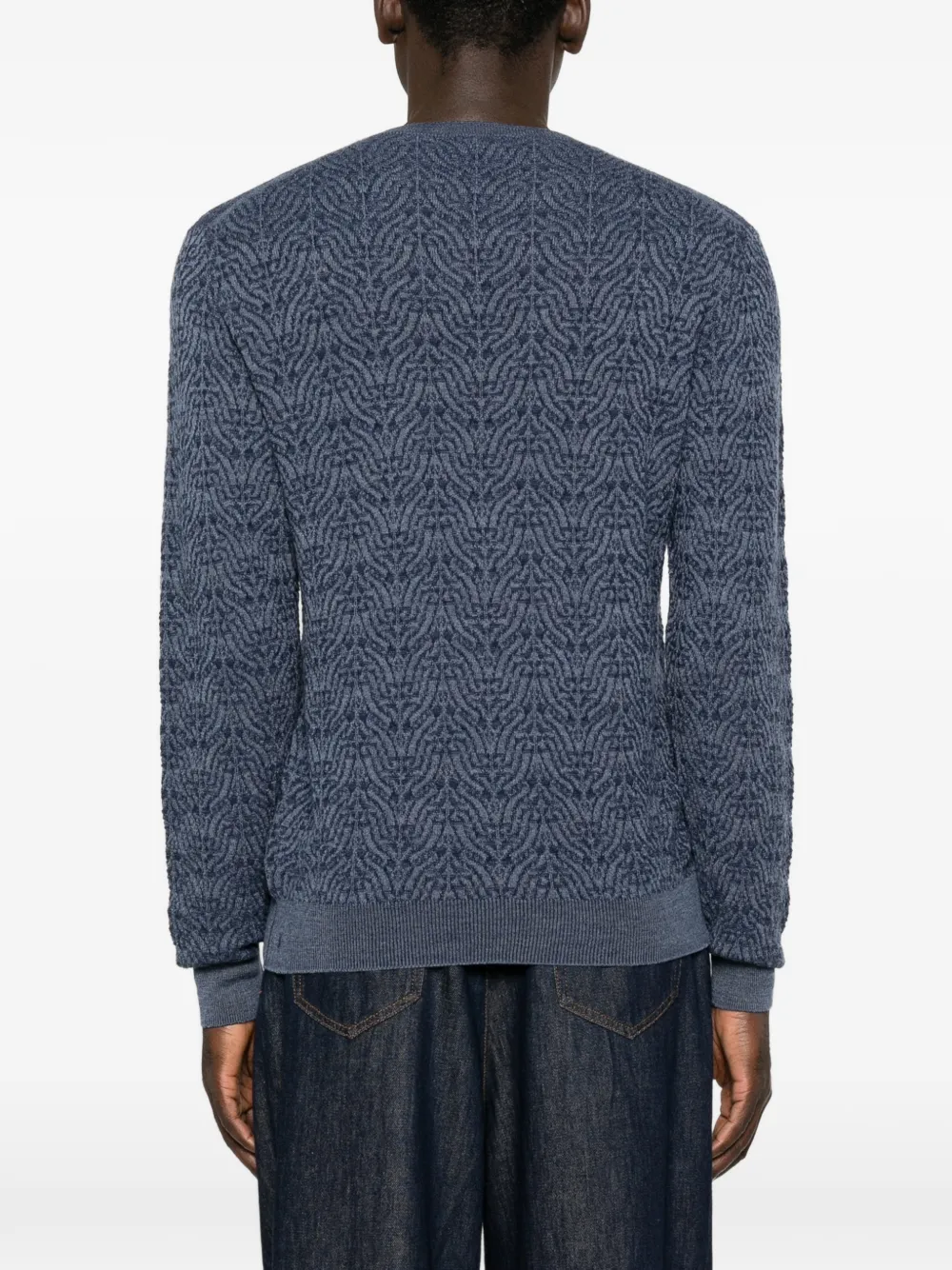 ETRO Trui met ronde hals Blauw
