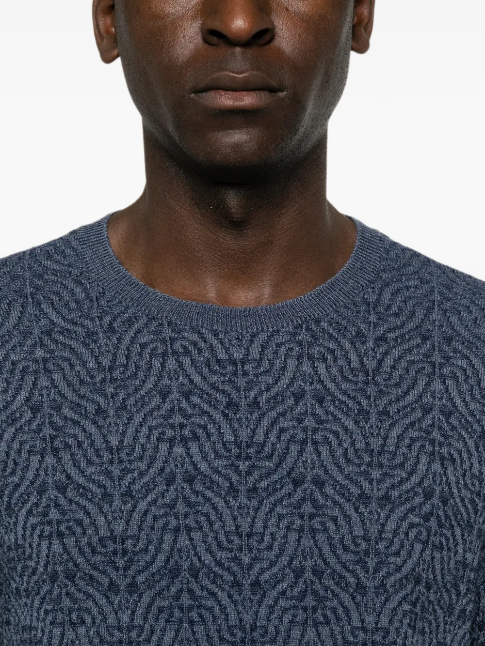 ETRO Trui met ronde hals Blauw