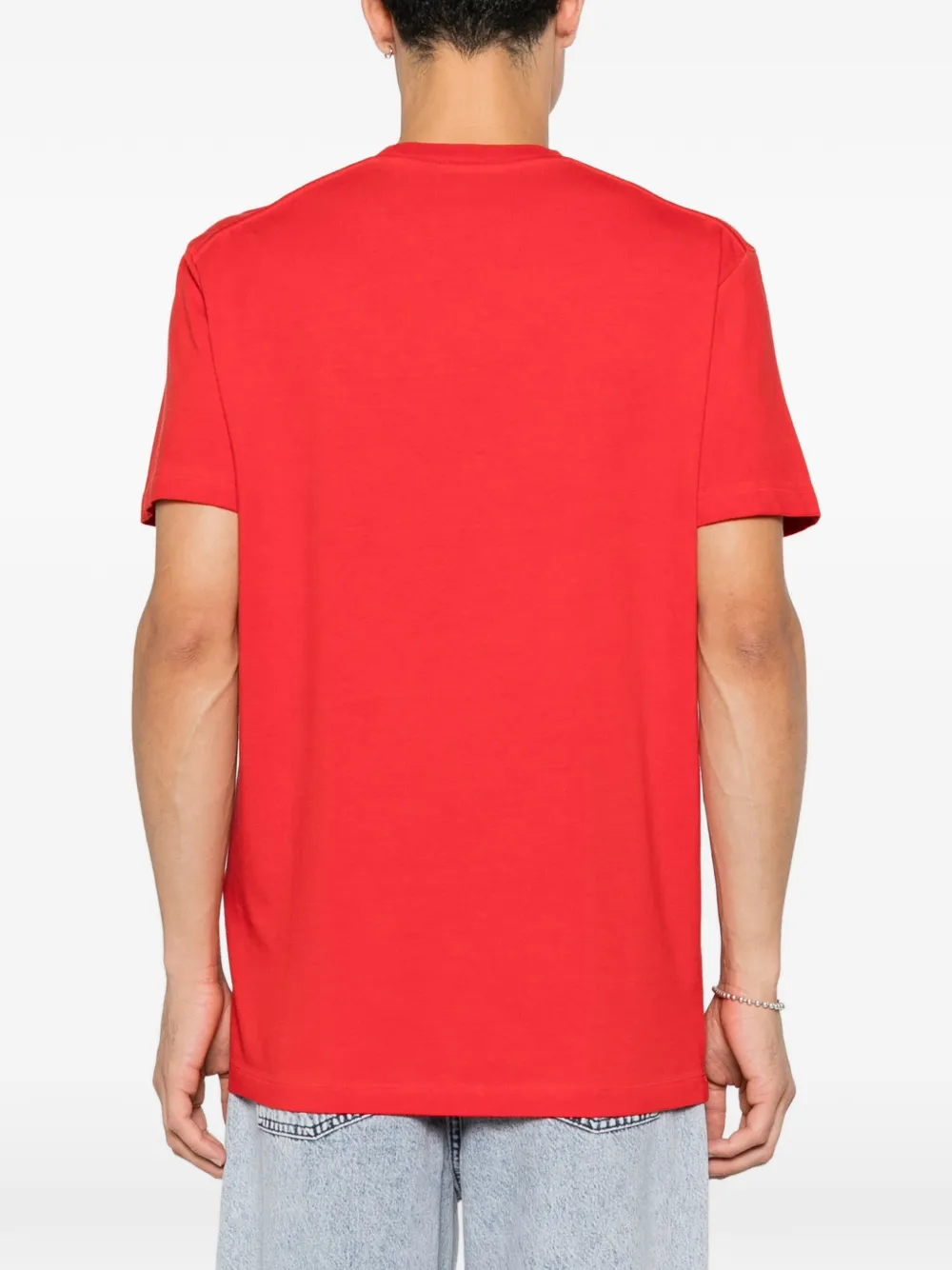 DSQUARED2 T-shirt met logopatch Rood