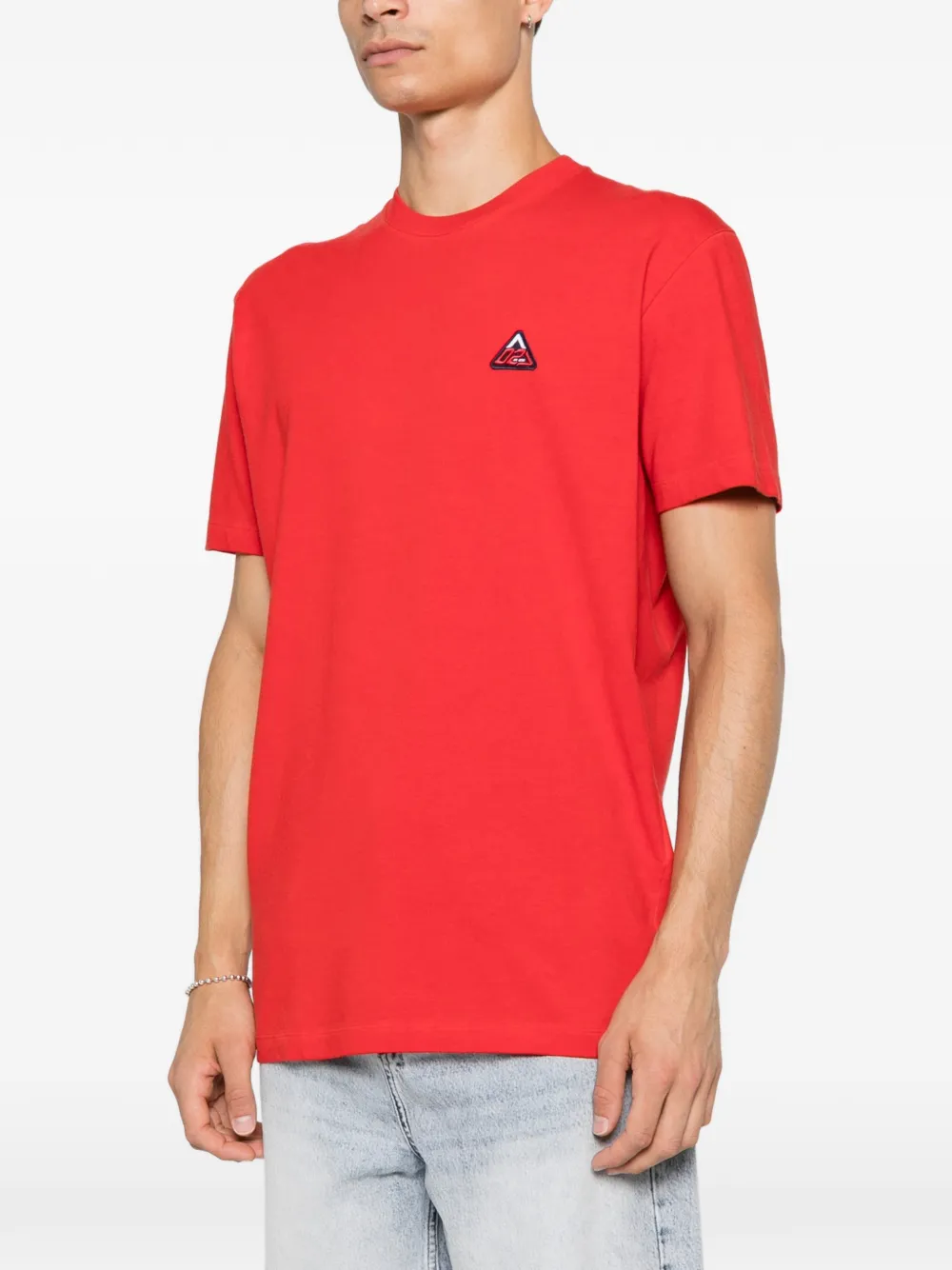 DSQUARED2 T-shirt met logopatch Rood