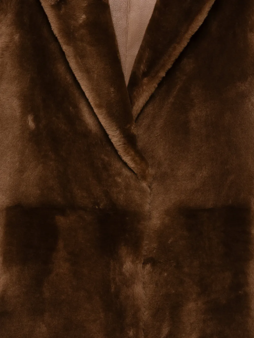 Yves Salomon Wollen jas Bruin