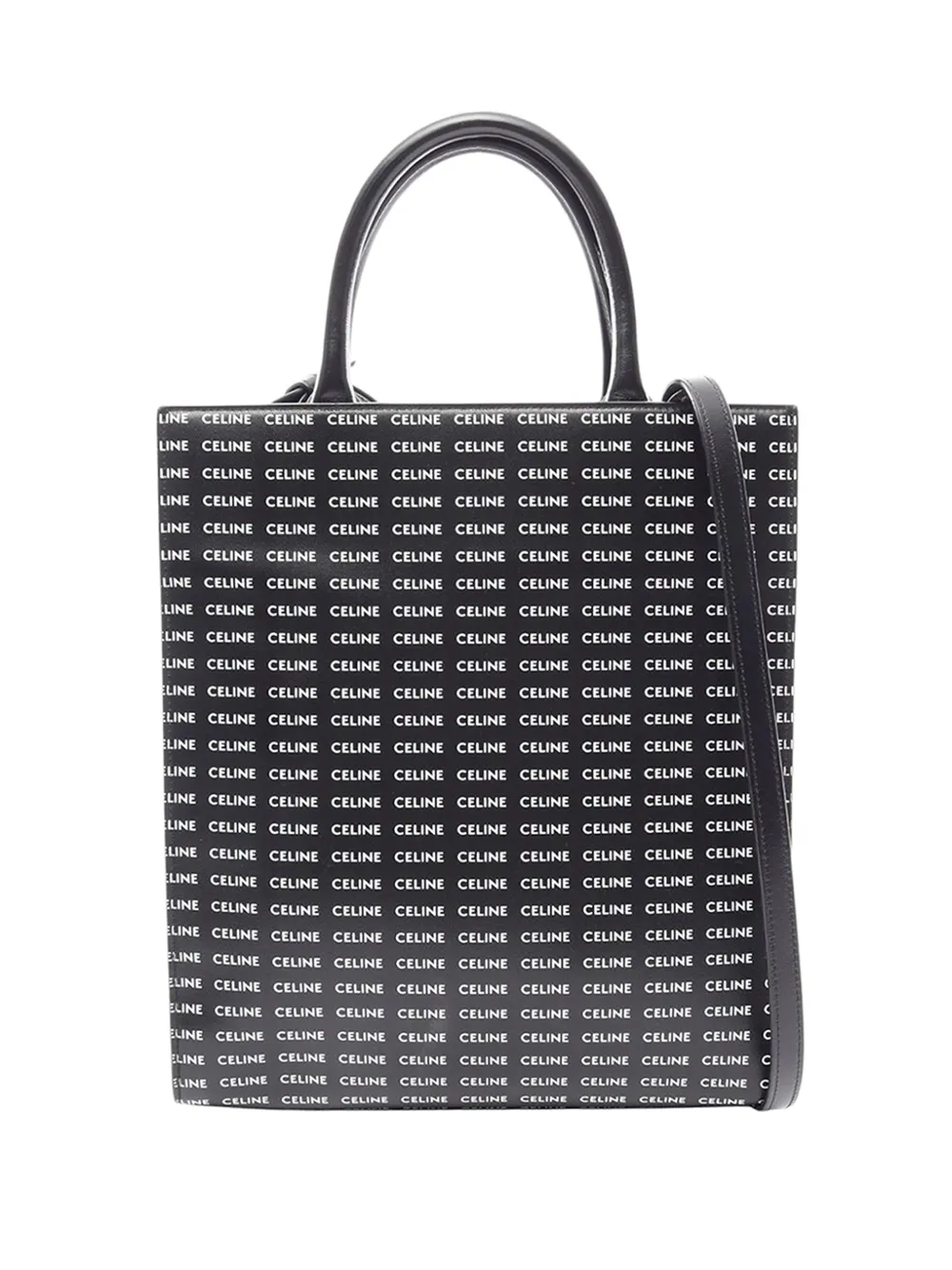 Celine Pre-Owned Borsa a tracolla Vertical Cabas piccola 2010-2026 - Nero
