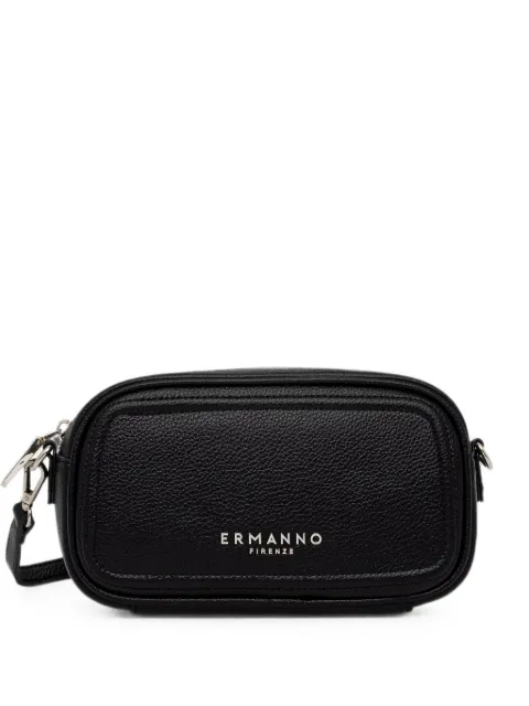 ERMANNO FIRENZE  logo-plaque pebbled crossbody bag