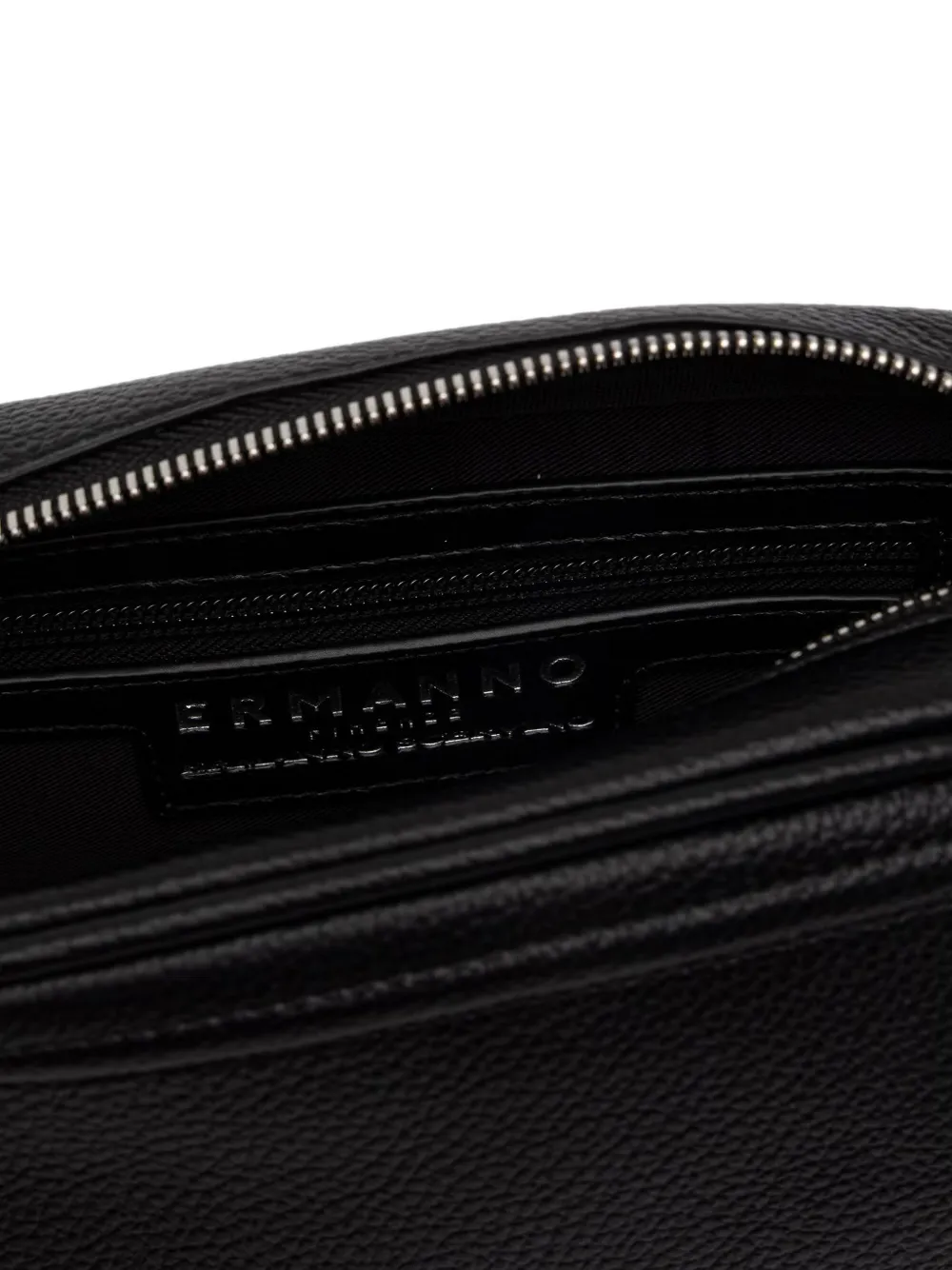 ERMANNO FIRENZE Crossbodytas met logoplakkaat Zwart