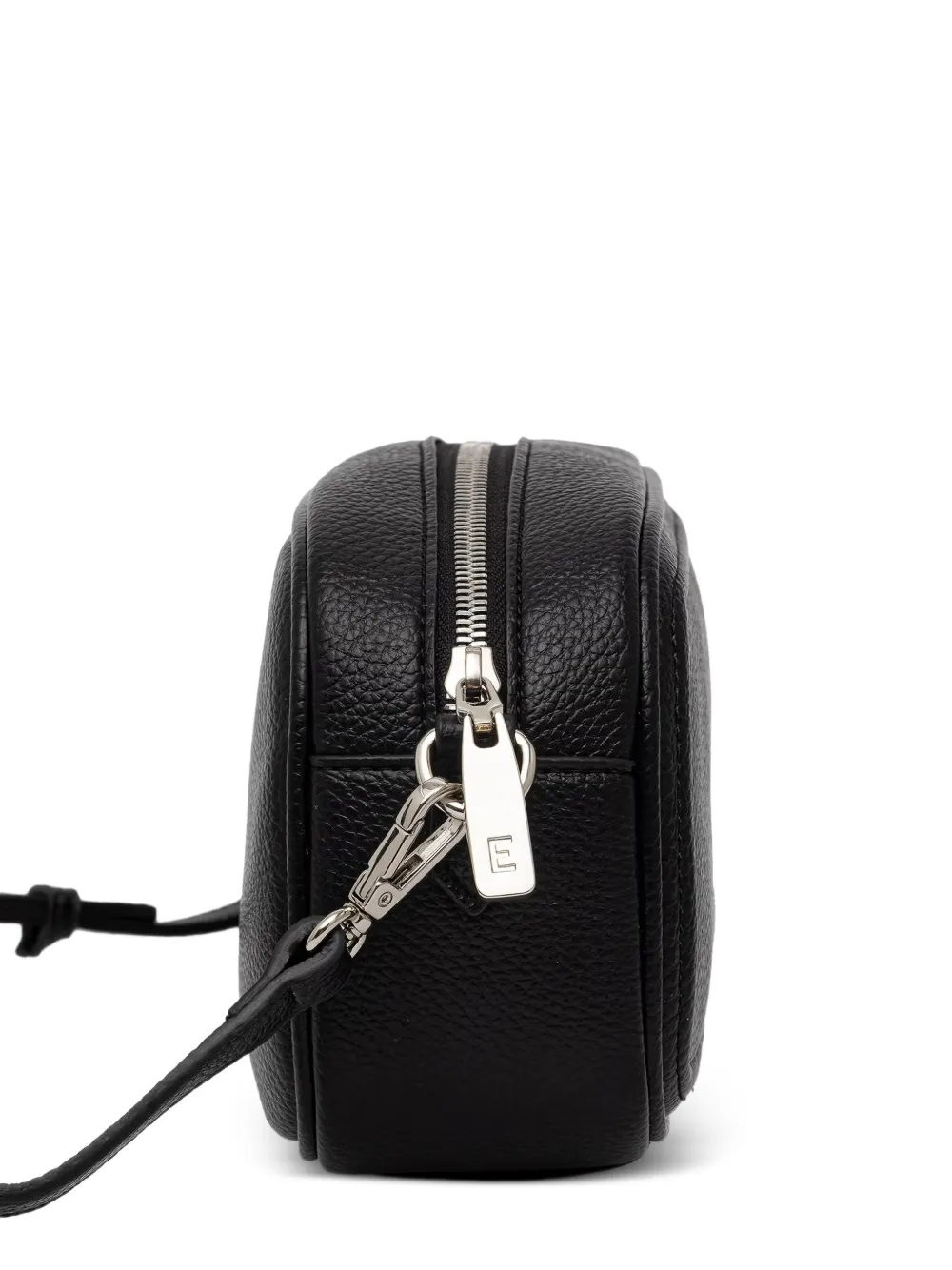 ERMANNO FIRENZE Crossbodytas met logoplakkaat Zwart