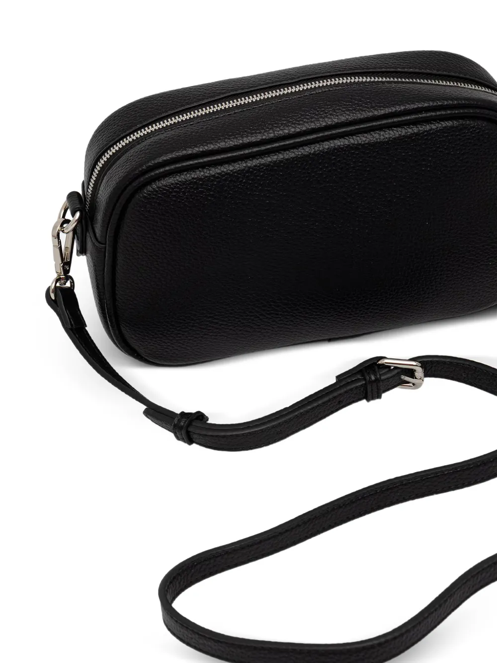 ERMANNO FIRENZE Crossbodytas met logoplakkaat Zwart