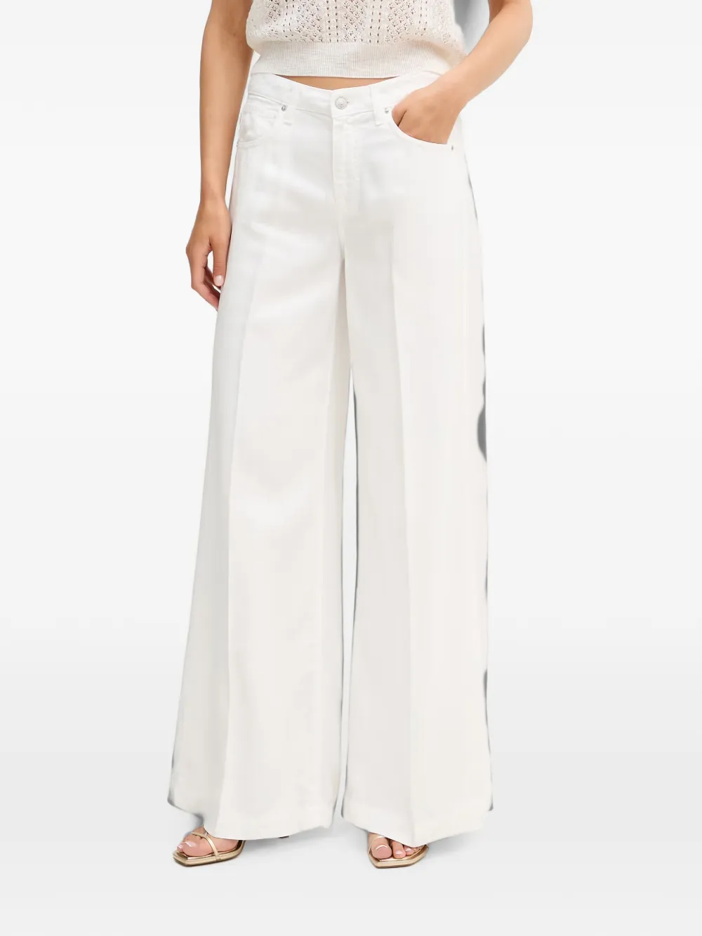 VICOLO wide-leg jeans - Bianco