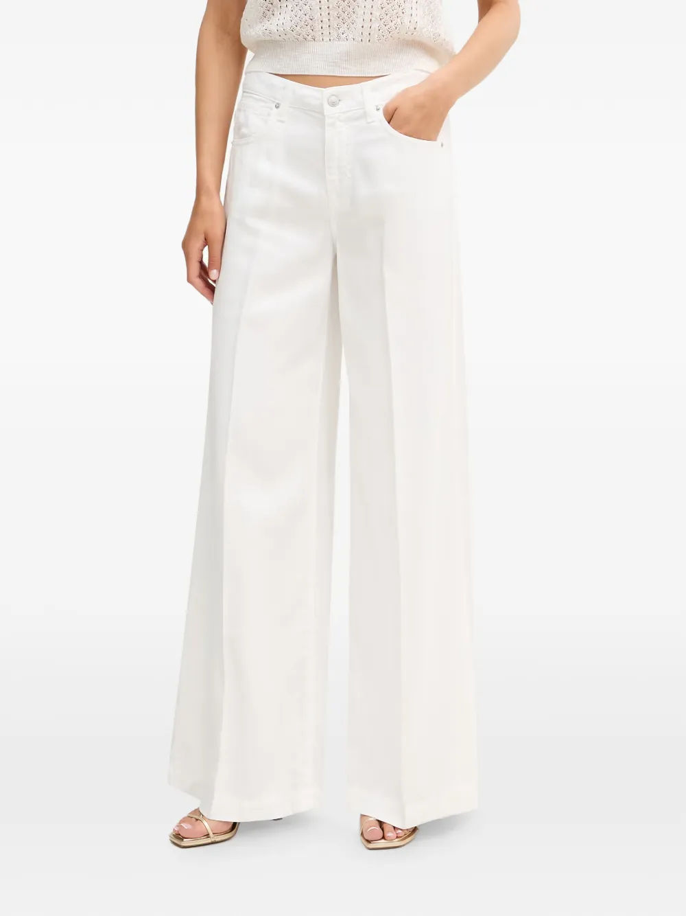 VICOLO wide-leg jeans - Bianco
