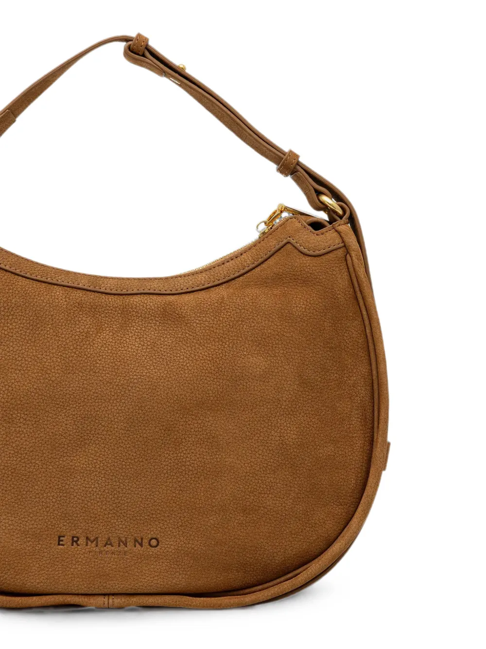ERMANNO FIRENZE Schoudertas met logoplakkaat Bruin