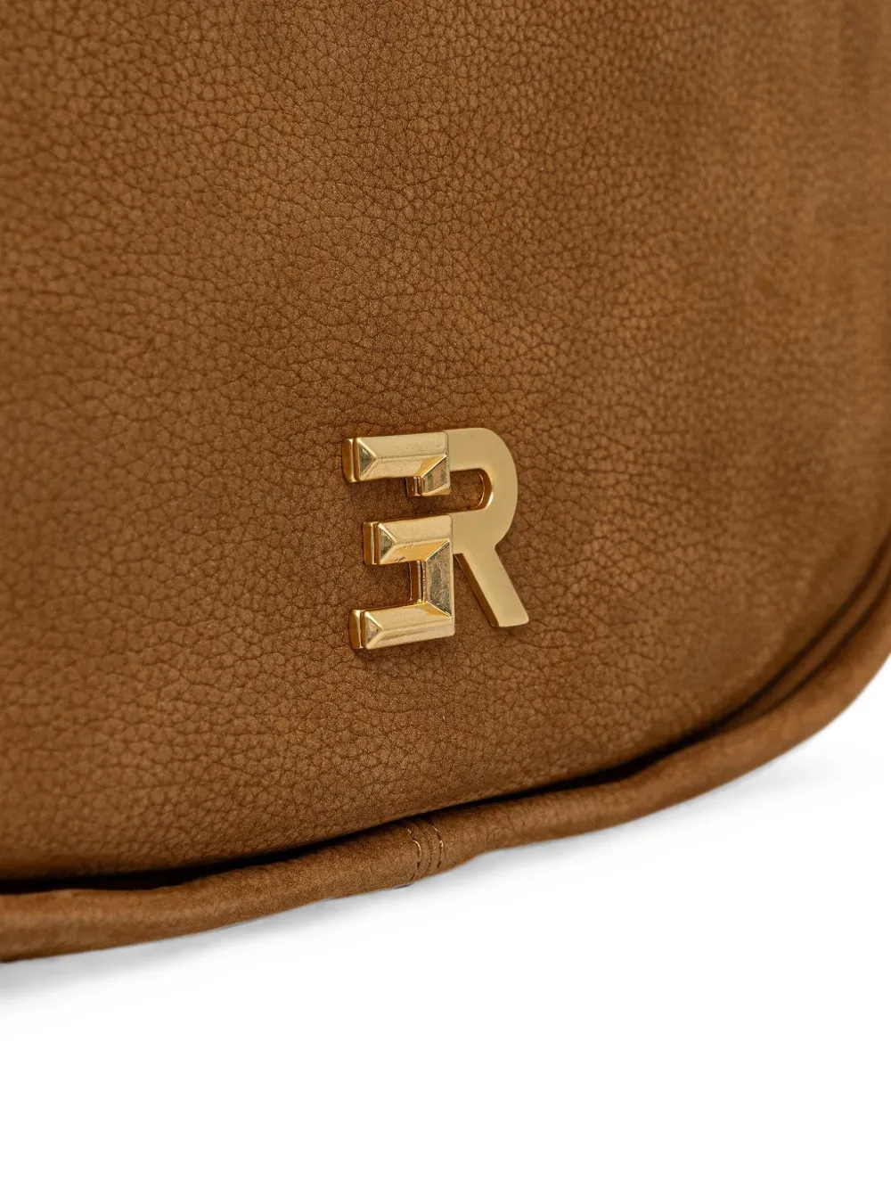 ERMANNO FIRENZE Schoudertas met logoplakkaat Bruin