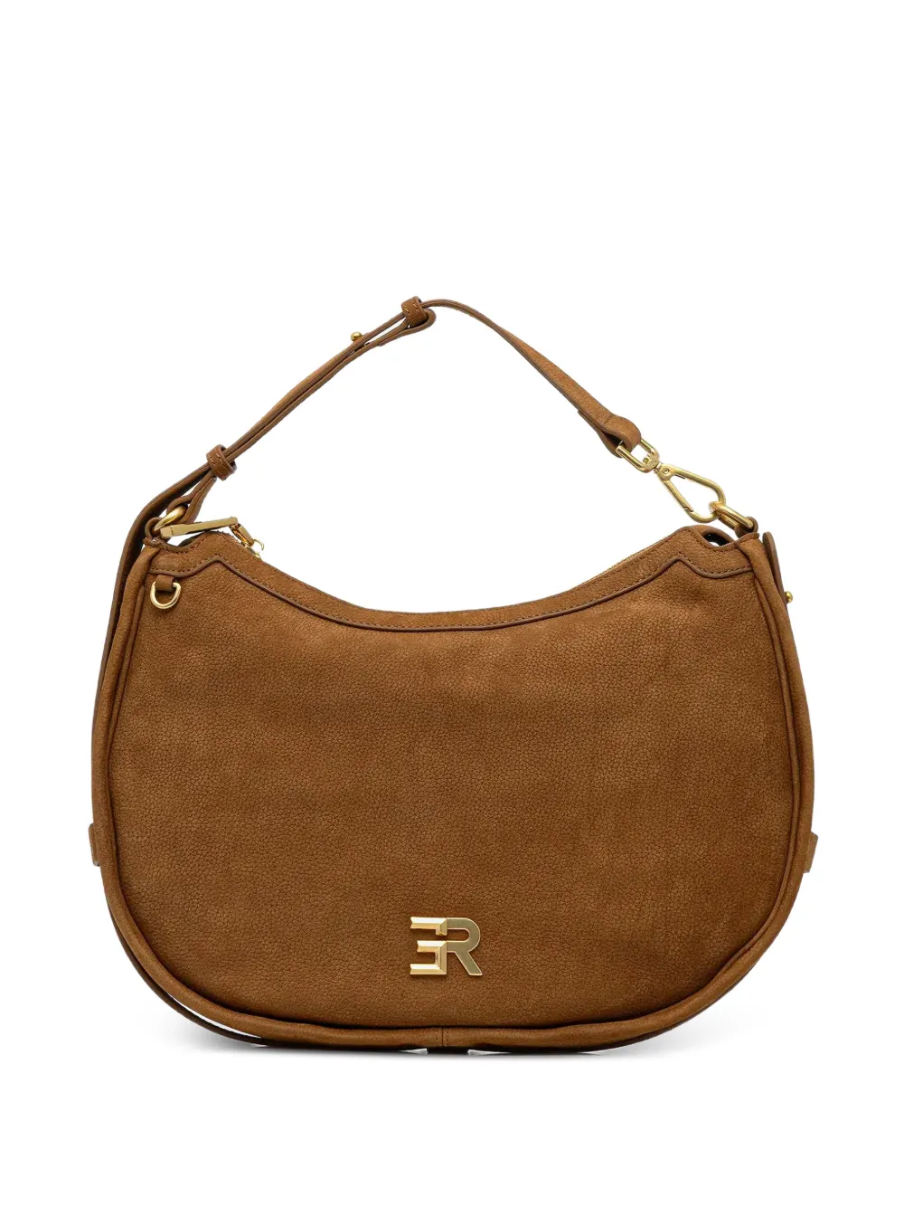 ERMANNO FIRENZE logo-plaque shoulder bag - Marrone