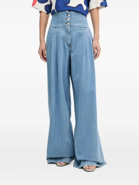 ERMANNO FIRENZE  jeans con pinzas y agujetas