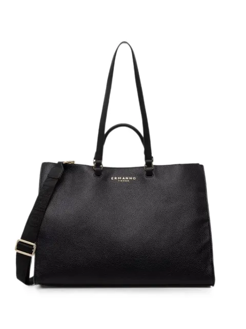 ERMANNO FIRENZE  bolso shopper con placa del logo