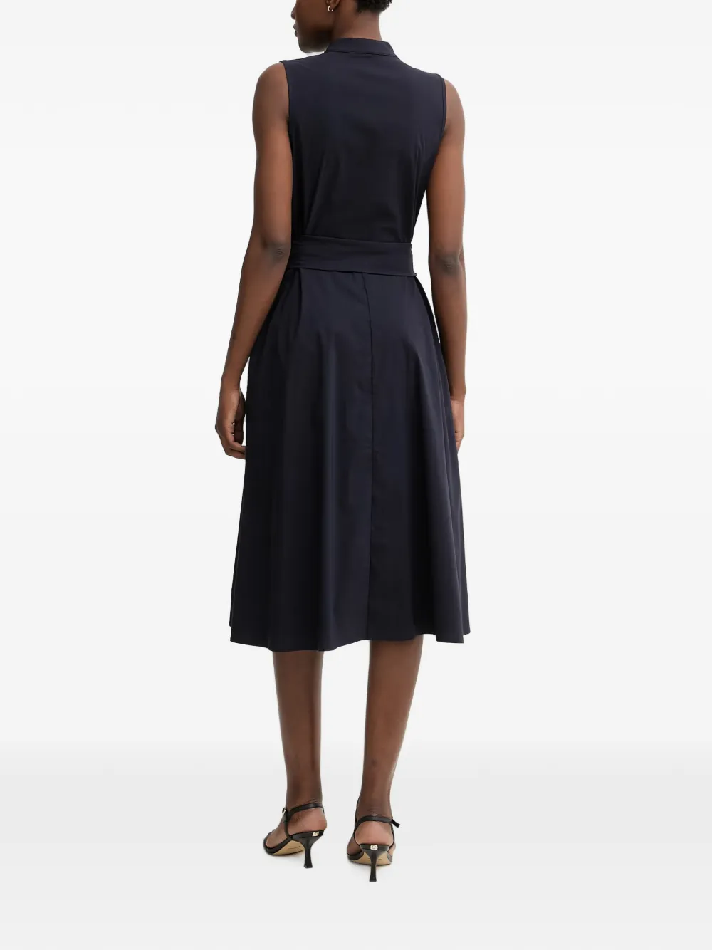 Joseph Ribkoff Midi-jurk met ceintuur Blauw