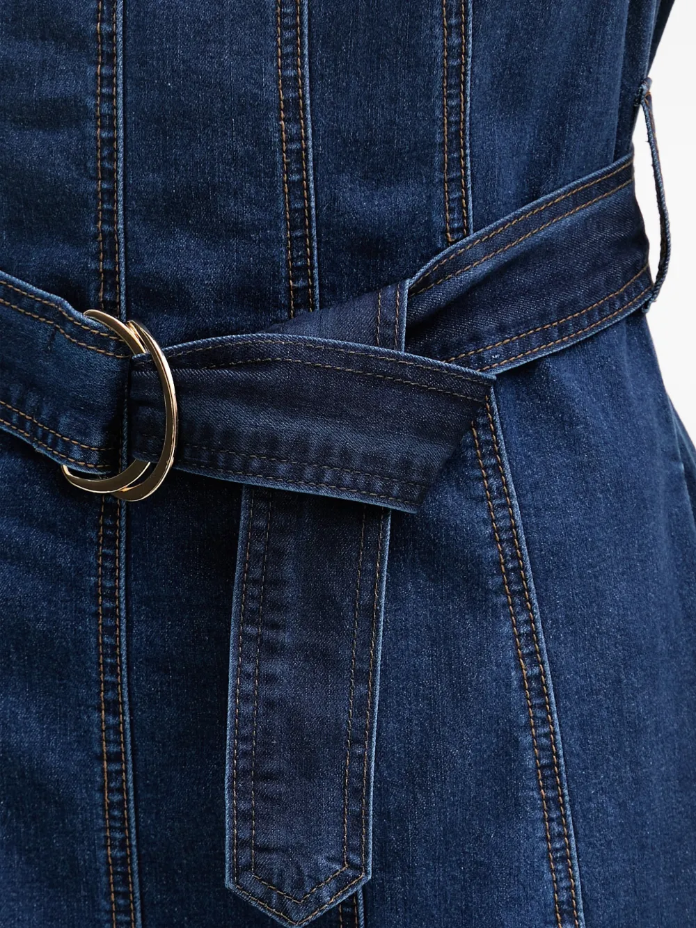 Joseph Ribkoff Mini-jurk met franje en ceintuur Blauw