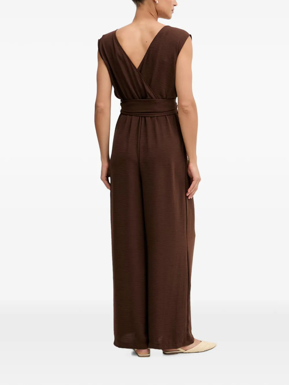 Joseph Ribkoff Jumpsuit met ceintuur Bruin