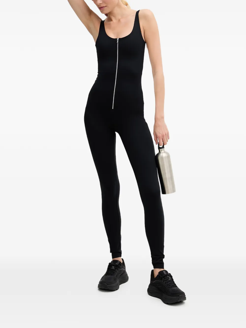 Fusalp Biarrita performance jumpsuit met rits Zwart