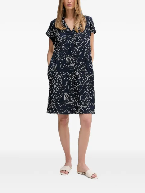 Joseph Ribkoff vestido corto con motivo abstracto