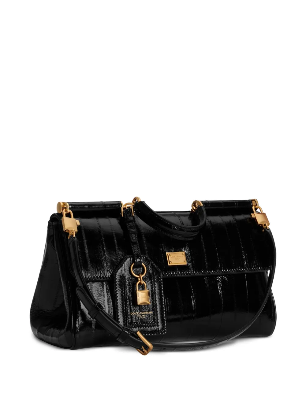 Dolce & Gabbana Medium My Sicily handtas Zwart