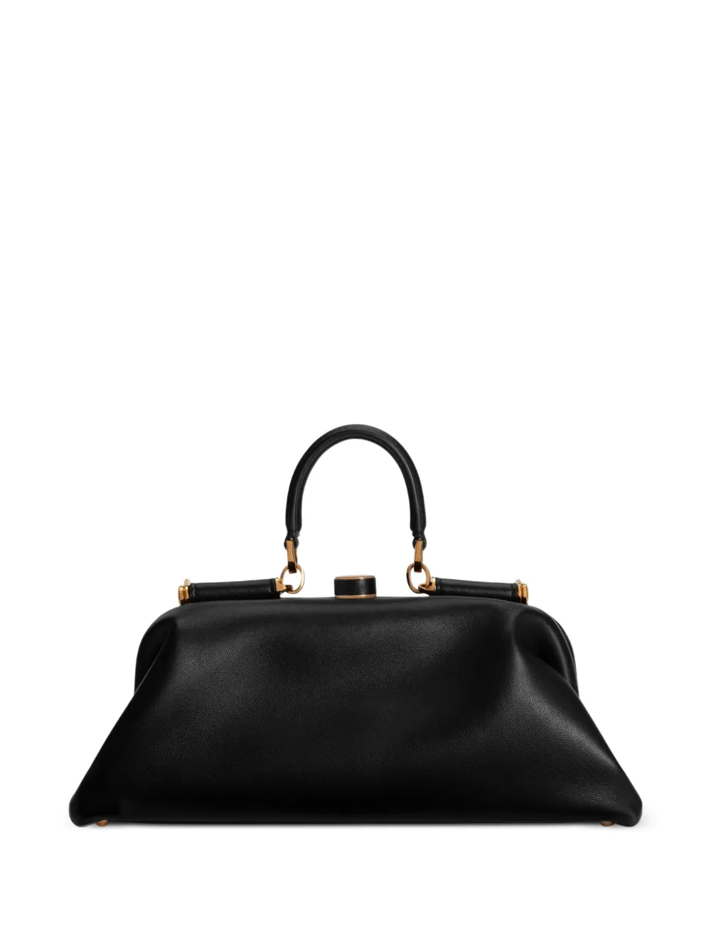 Dolce & Gabbana Grandma mini-handtas van plongé nappa leer Zwart