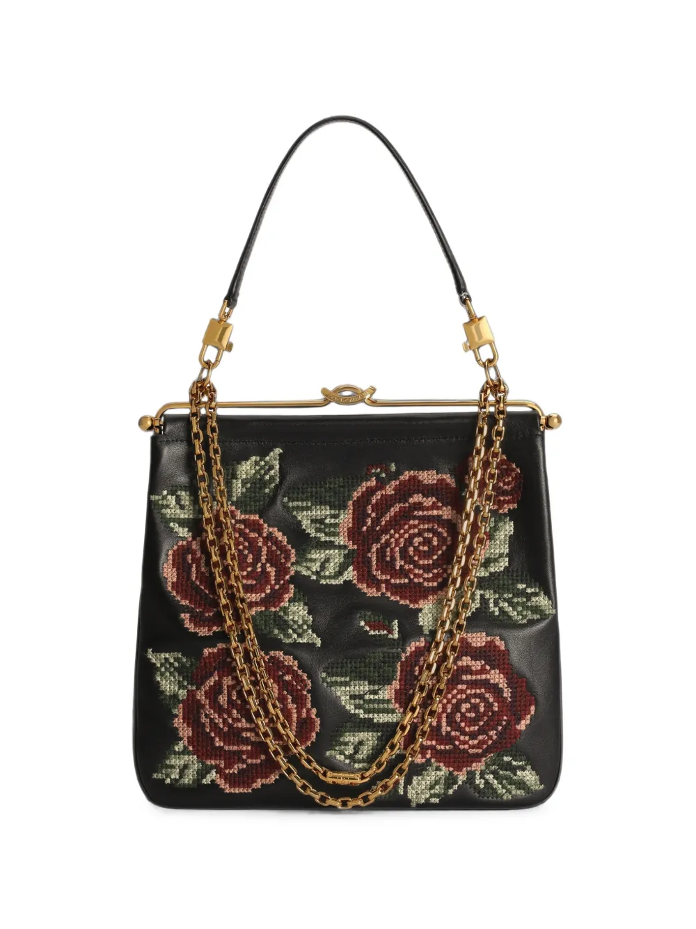 Dolce & Gabbana Dina shoulder and crossbody bag with fine stitch embroidery · OS