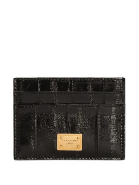 Dolce & Gabbana eel card holder