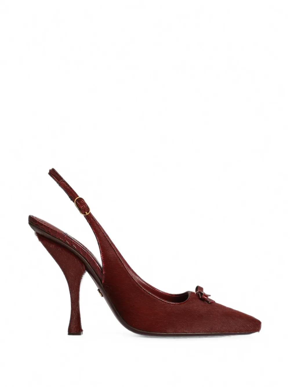 Dolce & Gabbana pony slingback shoes Rood