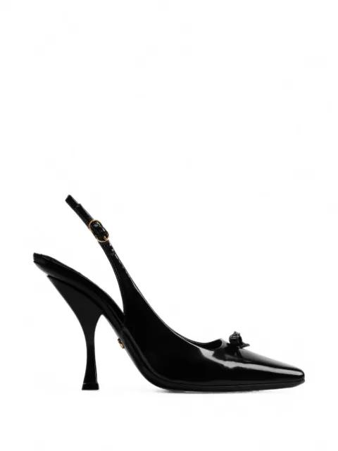 Dolce & Gabbana slingback calfskin heeled pumps